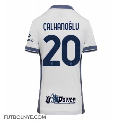 Camiseta Inter Milan Hakan Calhanoglu #20 Visitante Equipación para mujer 2024-25 manga corta Camiseta Inter Milan Hakan Calhanoglu #20 Visitante Equipación para mujer 2024-25 manga corta